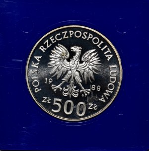 500 zloty Jadwiga 1988
