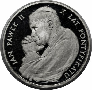 10000 Gold John Paul II 1988 - X Years of the Pontificate