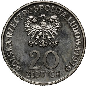 Próba 20 złotych Pomnik Szpital Centrum Zdrowia Dziecka 1979 - miedzionikiel