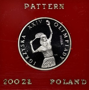 Sample 200 gold Games of XXIV Olympiad 1987 - cupronickel