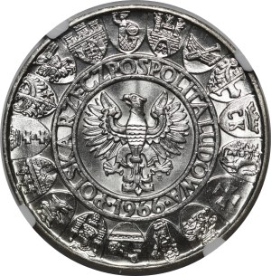 Sample 100 gold Mieszko and Dabrowka 1966 - silver