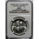 Próba 100 złotych Mieszko i Dąbrówka 1966 - srebro