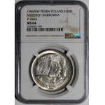 Próba 100 złotych Mieszko i Dąbrówka 1966 - srebro
