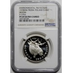Próba 100 złotych Głowa Łosia 1978 - srebro