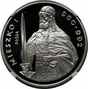 Sample 200 gold Mieszko I 1979 - silver