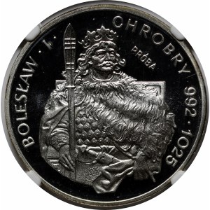 Próba 200 złotych Bolesław Chrobry 1980 - srebro