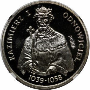 Próba 200 złotych Kazimierz Odnowiciel 1980 - srebro