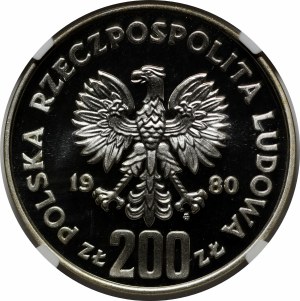 Sample 200 gold Casimir the Restorer 1980 - silver