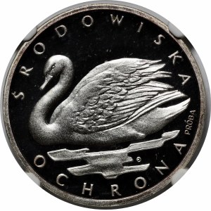 Próba 1000 złotych Łabędź 1984 - srebro