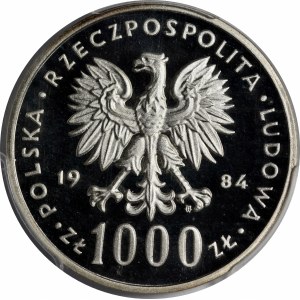Próba 1000 złotych Łabędź 1984 - srebro