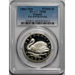 Próba 1000 złotych Łabędź 1984 - srebro