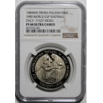 PRÓBA 20000 złotych 1989 XIV MŚ Włochy 1990 - NIKIEL - UNIKAT - BEZ NAPISU PRÓBA