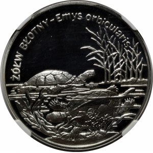 20 złotych Żółw Błotny 2002