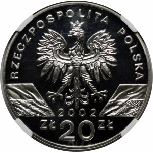 20 złotych Żółw Błotny 2002