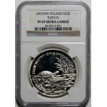 20 złotych Żółw Błotny 2002