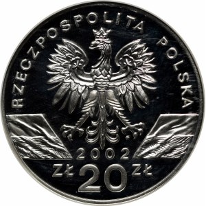 20 złotych Żółw Błotny 2002