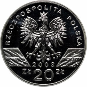 20 złotych Węgorz europiejski 2003