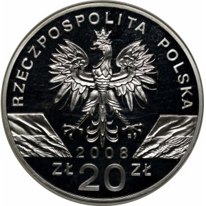 20 złotych Sokół Wędrowny 2008