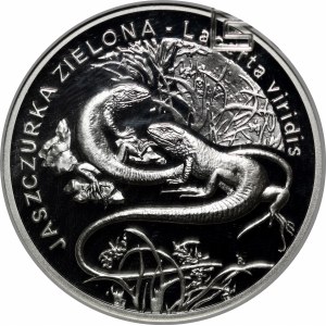 20 złotych Jaszczurka Zielona 2009