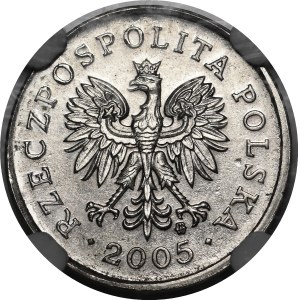 PRÓBA 2 grosze 2005 - miedzionikiel
