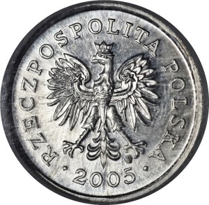 SAMPLE 5 pennies 2005 - aluminum