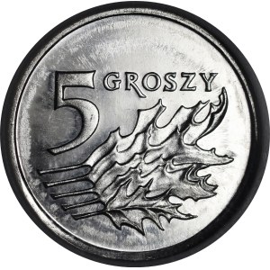 SAMPLE 5 pennies 2005 - aluminum