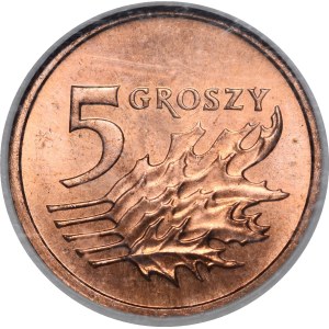 PRÓBA 5 groszy 2005 - brąz