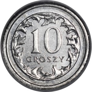 PRÓBA 10 groszy 2005 - aluminium