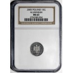 PRÓBA 10 groszy 2005 - aluminium
