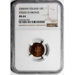PRÓBA 10 groszy 2006 - brąz