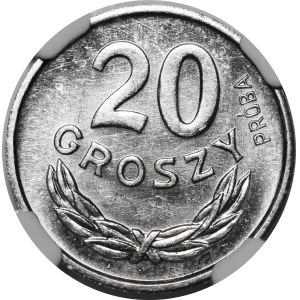 PRÓBA NIKIEL 20 groszy 1963