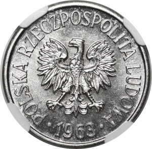 SAMPLE NIKIEL 20 pennies 1963
