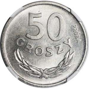 Vzorek niklu 50 haléřů 1949