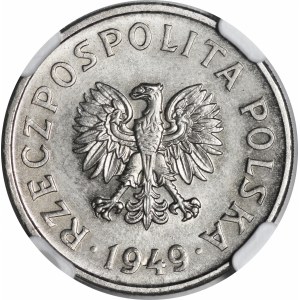 Vzorek niklu 50 haléřů 1949