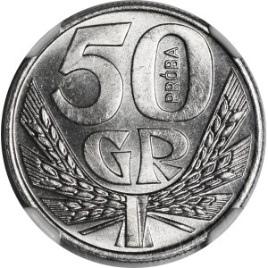 PRÓBA NIKIEL 50 groszy 1958 Wieniec
