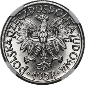 SAMPLE nickel 50 pennies 1958 Wieniec