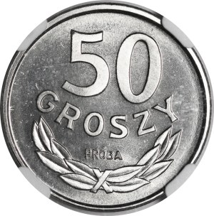 SAMPLE NIKIEL 50 pennies 1986