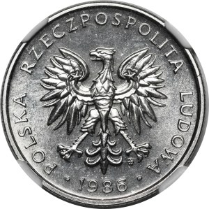 SAMPLE NIKIEL 50 pennies 1986