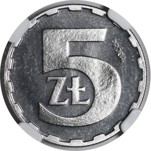 PRÓBA NIKIEL 5 złotych 1986