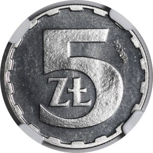 SAMPLE nickel 5 gold 1986