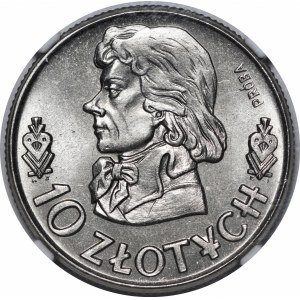 PRÓBA NIKIEL 10 złotych 1960 Tadeusz Kościuszko - popiersie