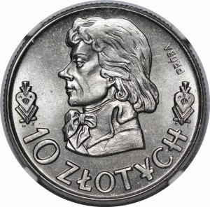 SAMPLE NIKIEL 10 gold 1960 Tadeusz Kościuszko - bust