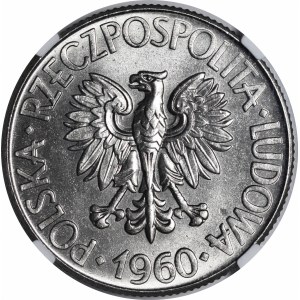 PRÓBA NIKIEL 10 złotych 1960 Tadeusz Kościuszko - popiersie