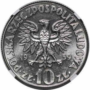 PRÓBA NIKIEL 10 złotych 1959 Mikołaj Kopernik