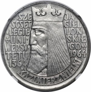 SAMPLE Nickel 10 gold 1964 Casimir the Great - convex