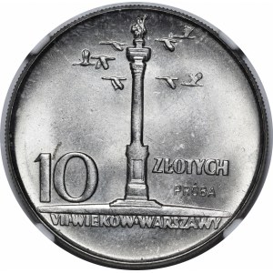 NICHOLS 10 Zloty 1965 Sigismund-Säule - groß
