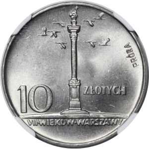 NICHOLS 10 Zloty 1966 Sigismund-Säule - klein