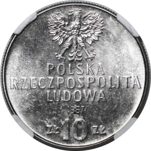 SAMPLE NIKIEL 10 gold 1967 Karol Swierczewski - without the cap