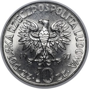 PRÓBA NIKIEL 10 złotych 1967 Mikołaj Kopernik