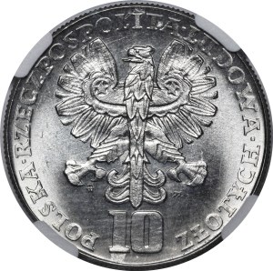 SAMPLE Nickel 10 gold 1967 Maria Skłodowska-Curie, head profile